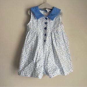 Vintage kids n fun floral romper toddler 2T